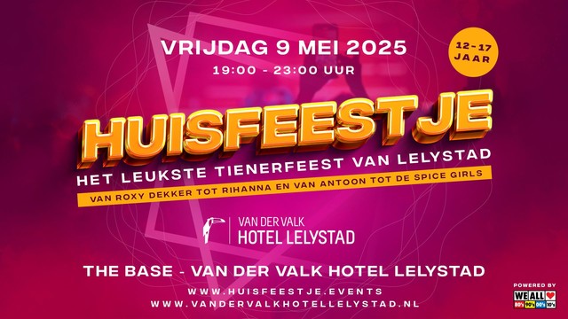 Huisfeestje! Het leukste tienerfeestje van Lelystad!